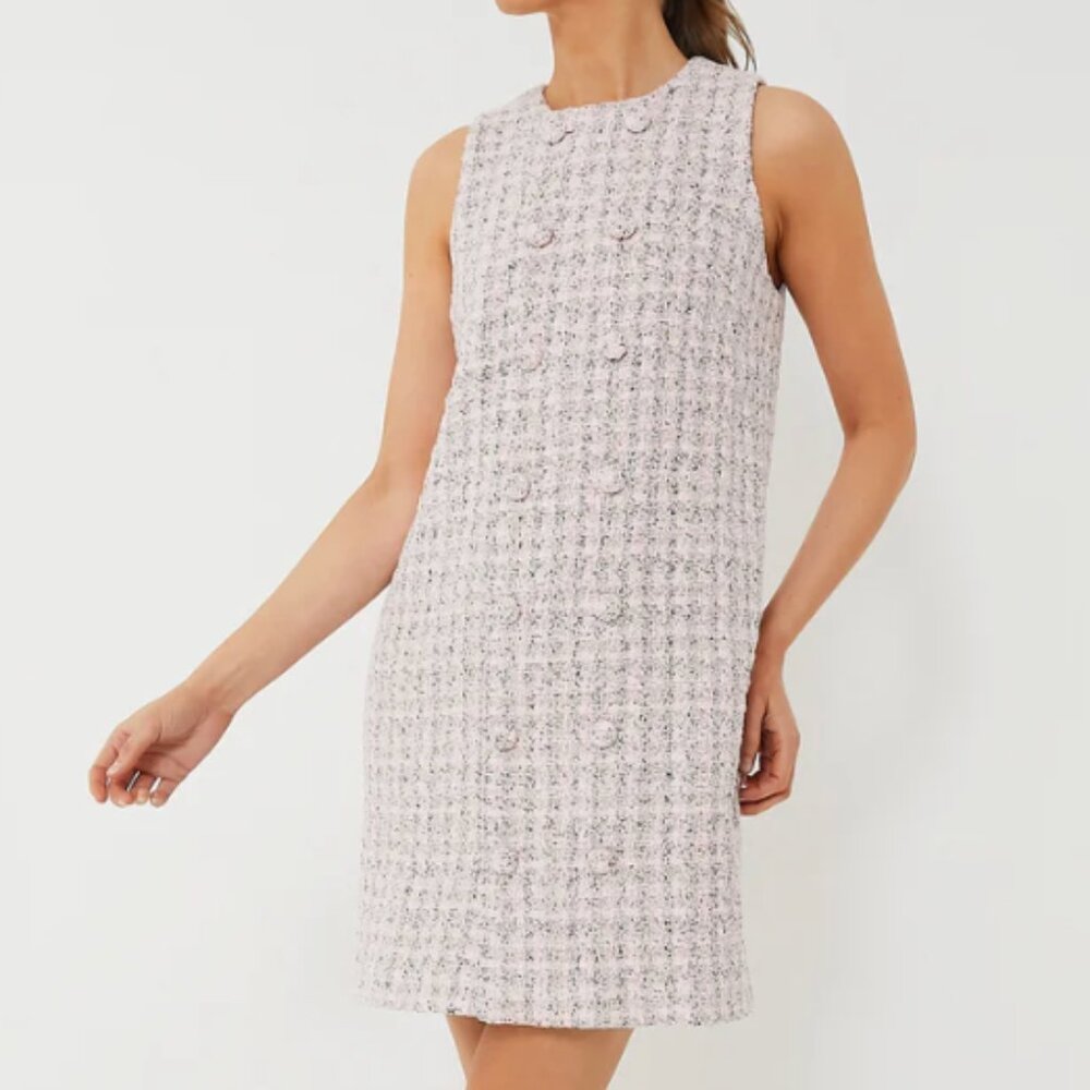 Peony Tweed Bianca Dress